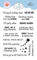 SNUGGLE SEASON SENTIMENTS clear stamp set from Elizabeth craft designs
