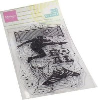 Soccer football clear stamp from Marianne Design 7x14 cm