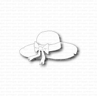 Summer hat die from Gummiapan 3,7x2,1 cm
