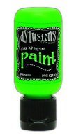 Sour appletini acrylic paint - Bjärt grön akrylfärg från Dylusions / Ranger ink 29 ml