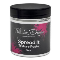 SPREAD IT TEXTURE PASTE CLEAR - Genomskinlig texturpasta från Pink ink design 75 ml
