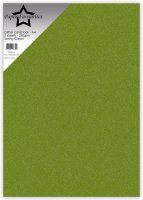SPRING GREEN GLITTER CARDSTOCK - Gulgrönt glitterpapper från Paper favourites A4