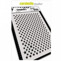 Star background stencil (etoiles) - Stjärnbakgrunds-schablon från Carabelle Studio
