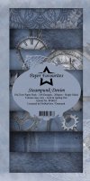 Steampunk Denim Slim Paper Pack from Paper Favourites 10x21 cm