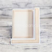 STEPPER CARD mod 3 die trappstegskort from Gummiapan 55 x 70 mm mounted
