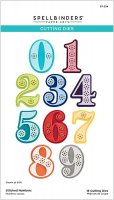 Stitched Numbers Etched Dies (S7-234)