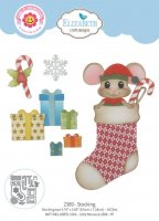 Stocking Christmas die set from Elizabeth craft designs