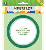 Super Strong Tape Easy Tear - Stark rivbar tejp från JEJE 15 m x 12 mm