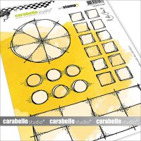 SWATCH IT UP color chart rubber stamp set - Stämpelset från Kate Crane Carabelle Studio A5