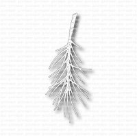 Pine tree twig die from Gummiapan 3,7x9,4 cm