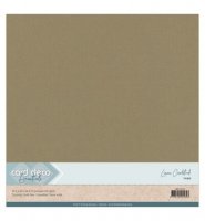TAUPE LINEN CARDSTOCK 12X12 - Gråbruna mullvadsgråa papper från Card deco 30x30 cm