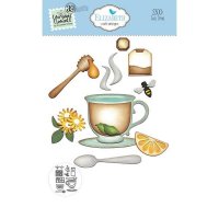 TEA TIME die set from Elizabeth craft designs