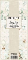 Teddy Boys Collection slimline paper pack - Mönsterpapper med bebistema från Reprint 10x21 cm