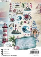 TIDE OF HOPE collage elements - Dekorationer med havstema från Studio Light