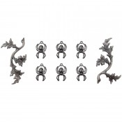 SPIDERS AND BRANCHES ADORNMENTS decorations - Metalldekorationer med spindlar och snirklar från Tim Holtz Idea-ology