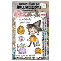 TOO CUTE SPOOK Halloween clear stamp set - Stämpelset från AALL & Create A7