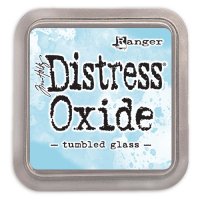 tumbled glass, distress oxide ink, tim holtz