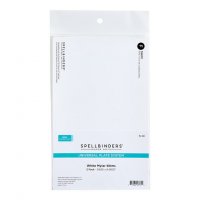Universal Plate System MYLAR SHIM F WHITE (2pcs) - Tunna plattor för att öka trycket vid utstansning från Spellbinders