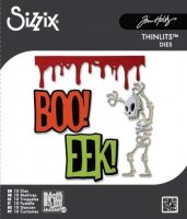 VAULT FRIGHTS + BONES Halloween die set - Stansmallar från Tim Holtz Sizzix