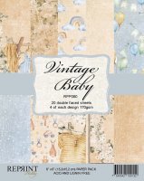 Vintage Baby 6x6 Inch Paper Pack from Reprint 15x15 cm