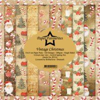 Vintage Christmas 6x6 Inch Paper Pack from Paper favourites 15x15 cm
