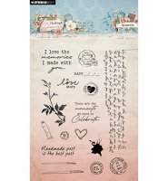 VINTAGE DIARIES clear stamp set 655 - Stämpelset från Studio Light A6