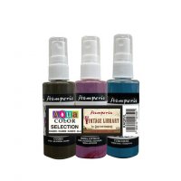 Vintage Library Aquacolor Paint Kit (3pcs) - Sprayfärger från Stamperia 3x60 ml