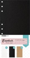 White, black and kraft planner Pages 30 sheet nr.03 from Studio Light 12,5x23,5 cm