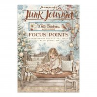WHITE CHRISTMAS JUNK JOURNAL FOCUS POINTS - Dekorationer från Stamperia A5