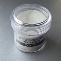 WHITE EMBOSSING POWDER - Vitt embossingpulver från Ranger 1oz
