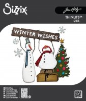 TWIG & STUMP snowman die set - Snögubbestansmallar från Tim Holtz Sizzix