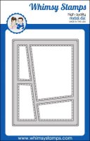Wonky window 1 die - Stansmall med fönster för skakkort från Whimsy Stamps A2