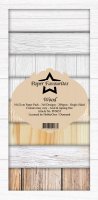 Wood Slimline Paper Pack from Paper Favourites 10x21 cm