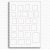 24 Christmas calendar tab die and stamp from Gummiapan 9,5x14 cm