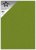 SPRING GREEN GLITTER CARDSTOCK - Gulgrönt glitterpapper från Paper favourites A4