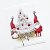 Tomtar (gnomes) - Stämpel med jultema från Gummiapan 6,5*8 cm