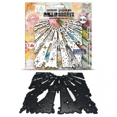 VOLTAGE STARS die - Stansmall med solstrålar från AALL & Create 14x14 cm / 5,5 x 5,5 tum