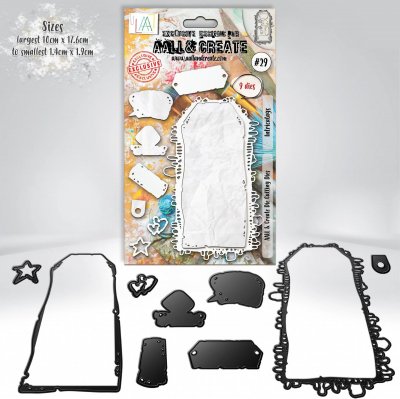 INTRICATAGS die set - Stansmallar från AALL & Create