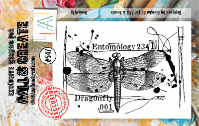 PRE-ORDER #547 Damselfly clear stamp from Bipasha BK AALL & Create A7