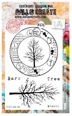 PRE-ORDER #626 Tree of life clear stamp set from Tracy Evans AALL & Create A6