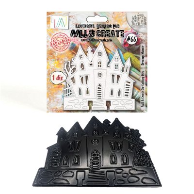 66 Dreamy manor house die - Husstansmall från AALL & Create 10x10 cm