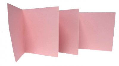 Pink accordion cardstock - Rosa dragspelsalbum 11,5x69 cm