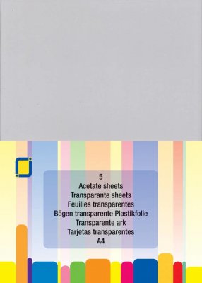 Acetate Sheets A4 - Transparanta plastark från Jeje A4