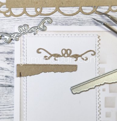 ADD ONS FOR JOURNAL die set from Gummiapan ca 51,5x11,5 mm, 50x10,5 mm