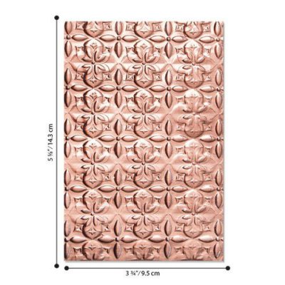 Adorned tile 3D embossing folder impresslits - Embossingfolder från Sizzix