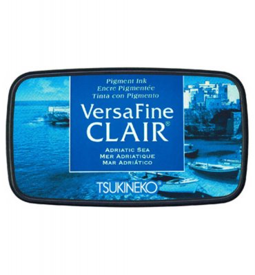 ADRIATIC SEA blue ink pad - Blå stämpeldyna från Versafine clair Tsukineko