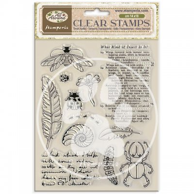 ALL AROUND clear stamp set - Stämpelset från Stamperia A5