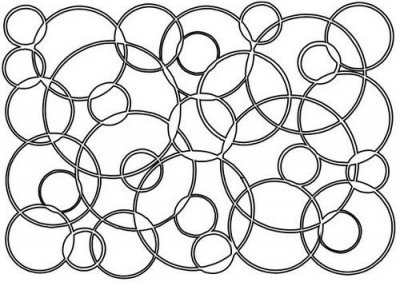 All circles stencil - Schablon med cirklar från That's Crafty! A5