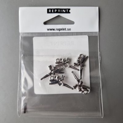 FAIRY TINKERBELL charms - Älvametalldekorationer från Reprint