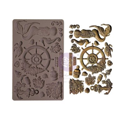 A MERMAID'S TALE MOULD - Gjutform med havstema från Prima Marketing inc